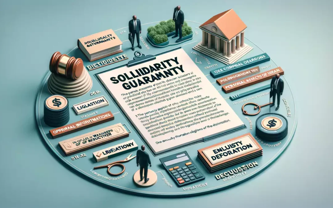 Caution solidaire : Patrimoine personnel du dirigeant en garantie financière expliquée.