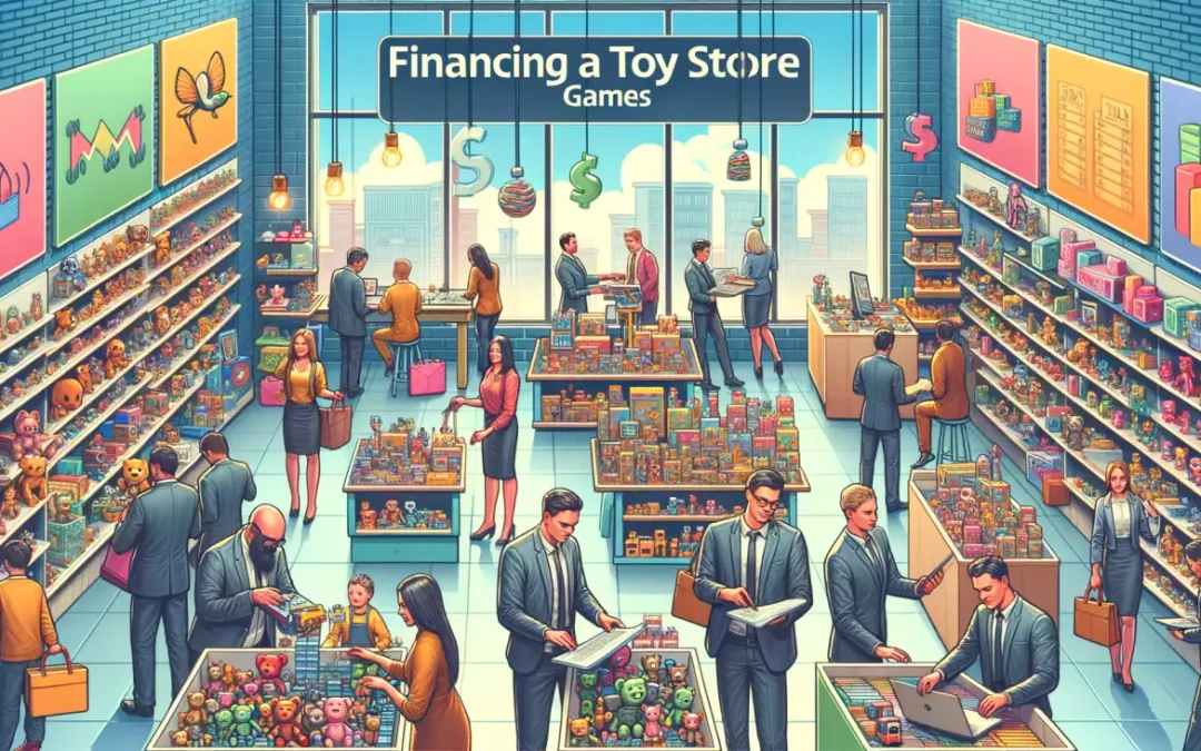Commerce de jouets : financement stratégique et gestion efficace pour réussir dans un marché concurrentiel.