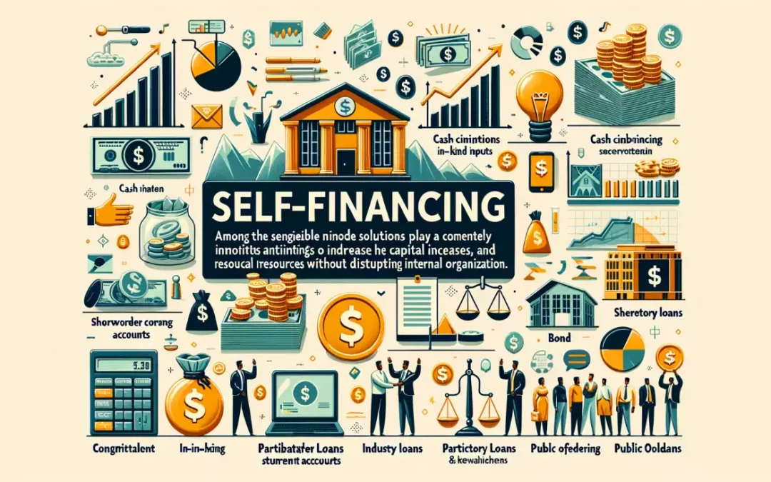 Infographie sur le financement par fonds propres et les solutions de levée de capital.