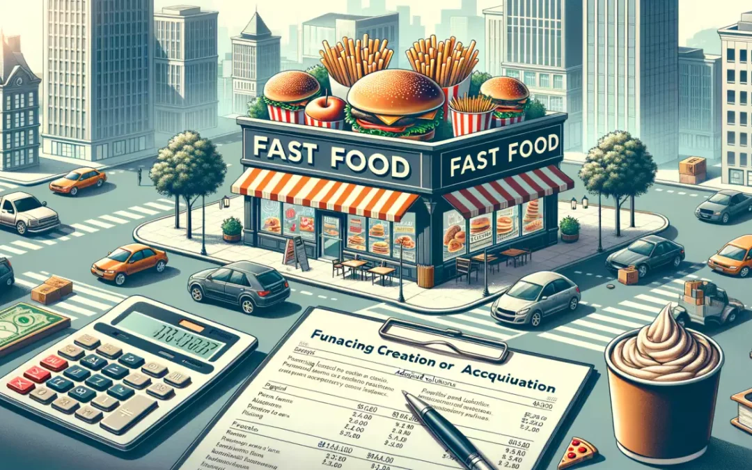 Options de financement pour créer ou reprendre un restaurant rapide, franchise ou indépendant.