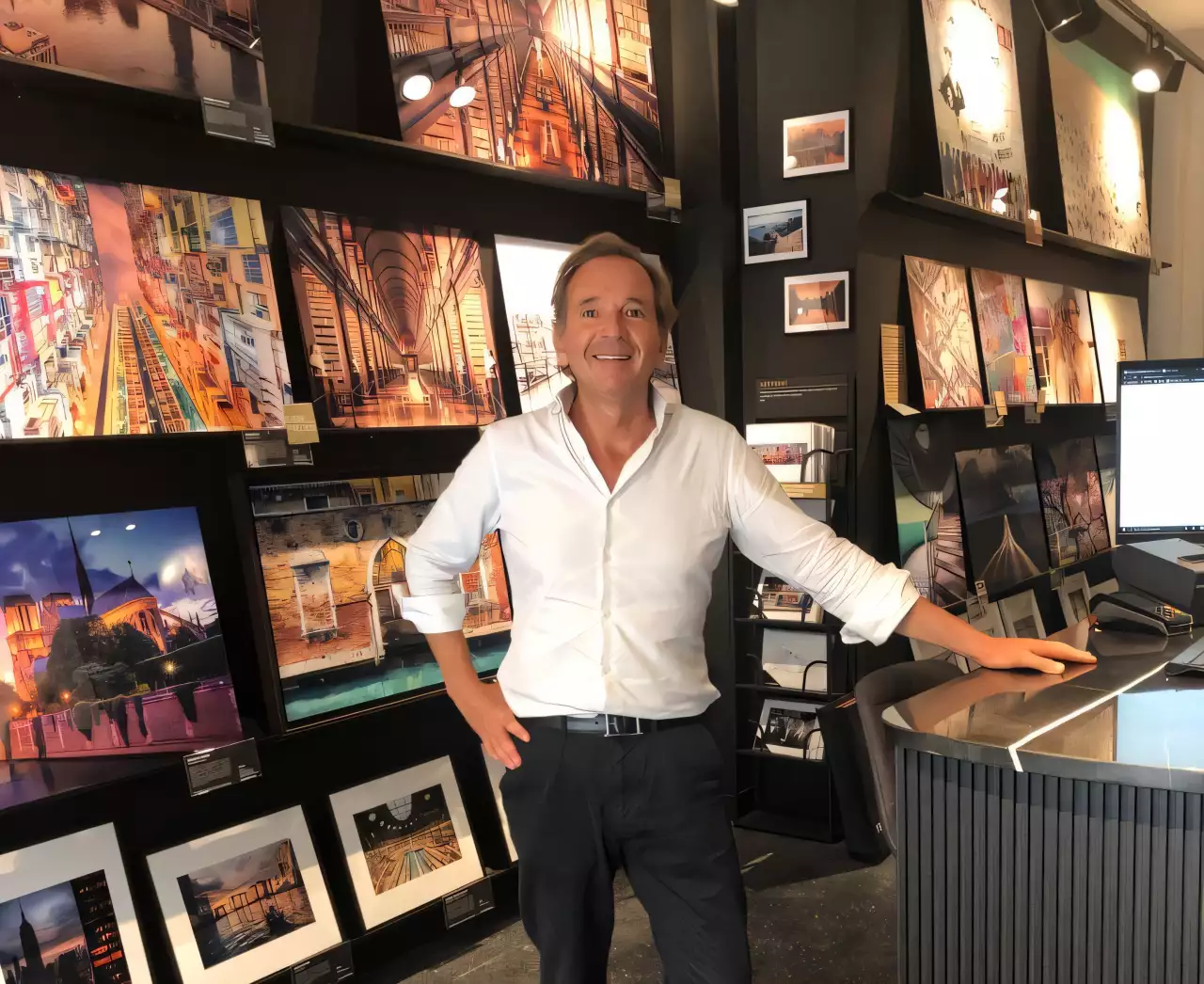 Ouverture galerie YellowKorner Boulogne-Billancourt par David Fontaine, financée avec Finaïva.