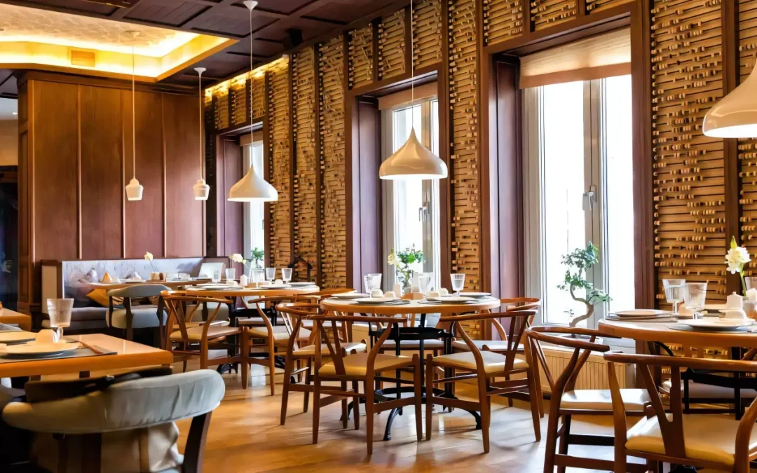 Restaurant élégant explorant le lease-back pour libérer des fonds en temps de crise.